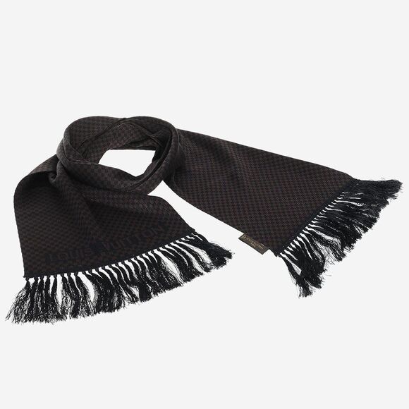 Louis Vuitton Damier Silk Scarf - Picture 2 of 5